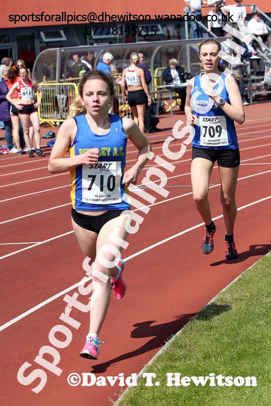 Womens under-20s, North East Track and Field Champs., Gateshead. Photo: David T. Hewitson/Sports for All Pics